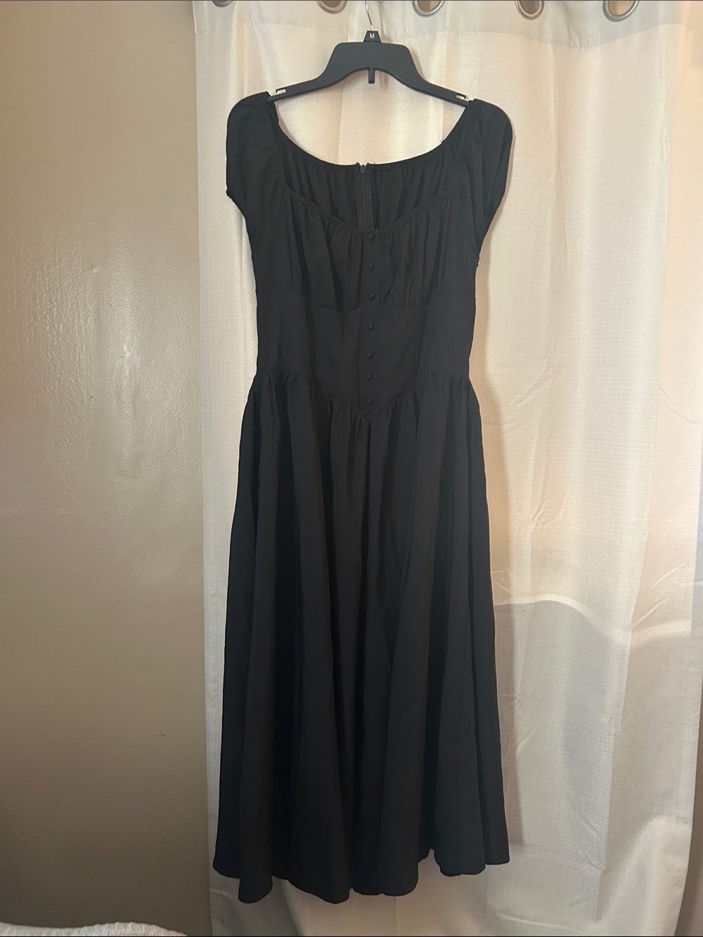Black Women's Dress with Pink JKMNAO Tag - Picture 3 of 6